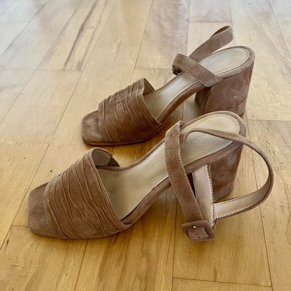 About Arianne Suede Heel Sandals - Picture 1 of 3